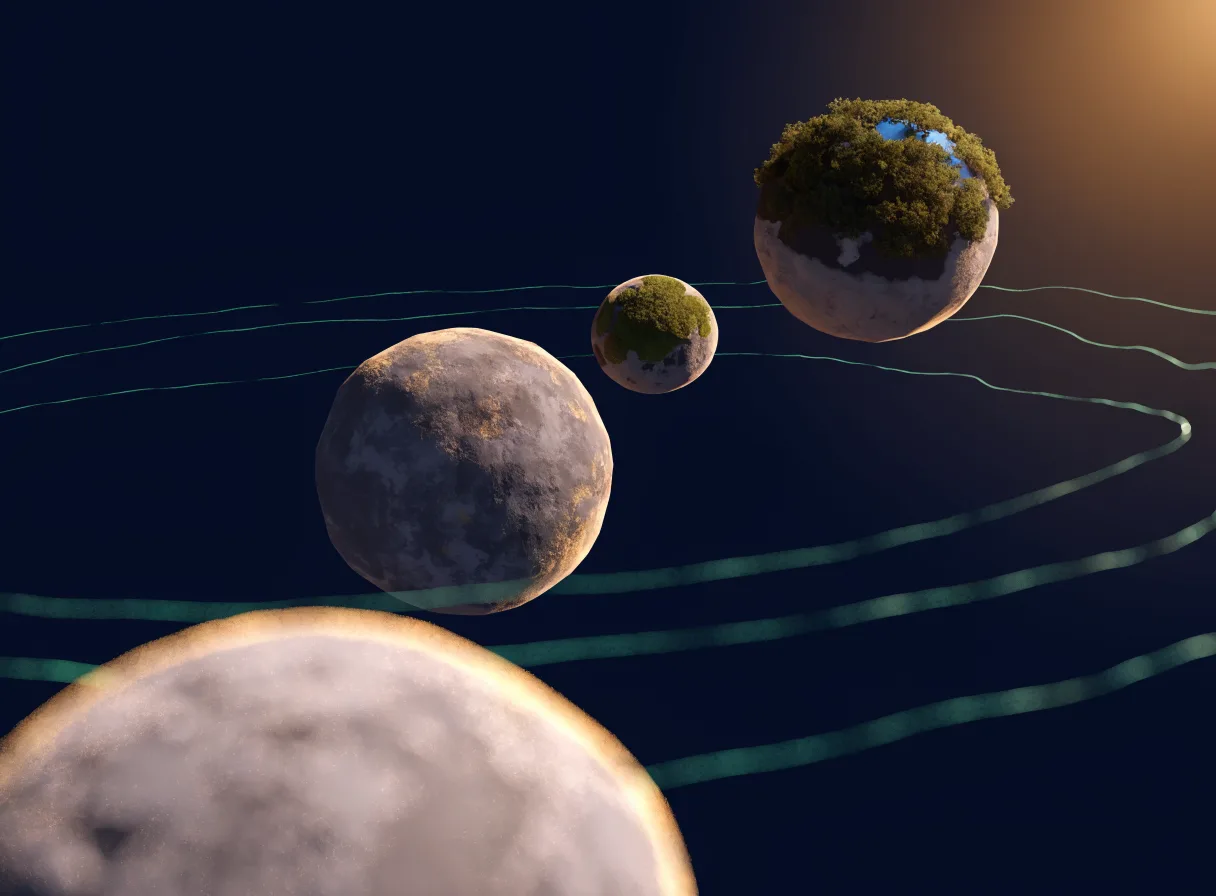 Planets at different stages of recovery
