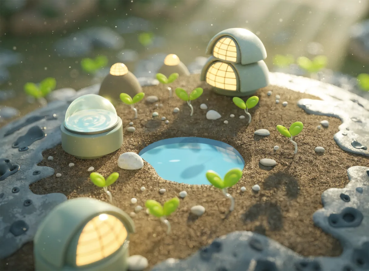 Restoring a planet surface